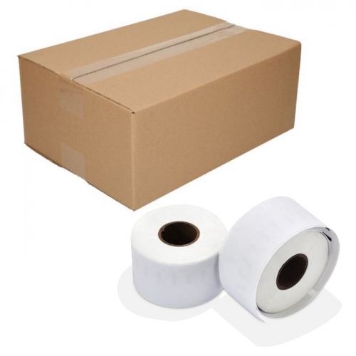 10 Rollen Dymo 99018 kompatible Etiketten, 38 x 190mm, 110 Etiketten