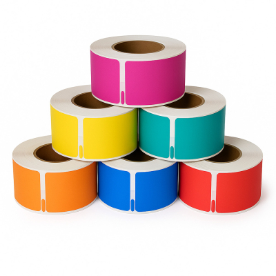 Seiko SLP-1RL kompatible farbige Etiketten