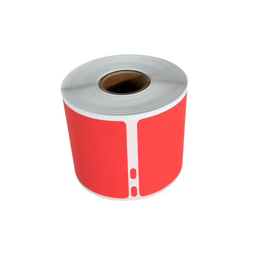 Dymo 99014 kompatible Etiketten Rot, 101 x 54mm, 220 Etiketten