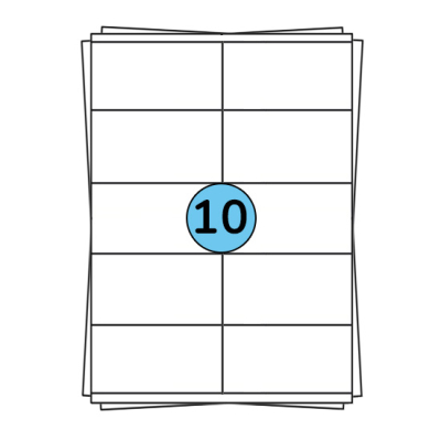 A4-Aufkleberbögen