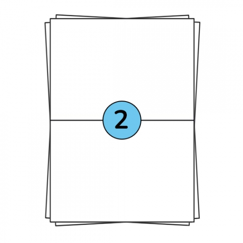 A4 Stickerbögen 210 x 148 mm, 200 Etiketten