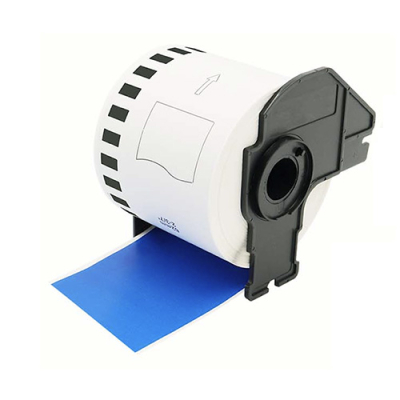 Brother DK-22205 kompatible Etiketten blau