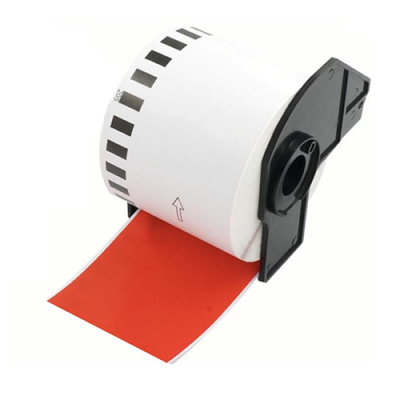 Brother DK-22205 kompatible Etiketten rot