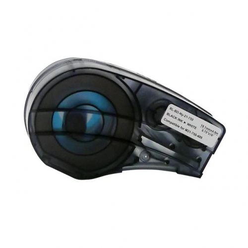 Brady M21-750-499 kompatible Etikettenband, Schwarz auf weiß, 19,1mm x 4,88m
