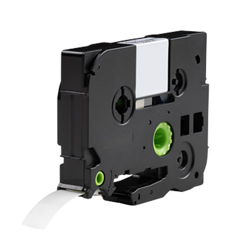 Brother TZe-131 kompatible Etikettenband, Schwarz auf transparent, 12mm x 8m