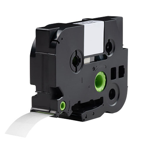 Brother TZe-143 kompatible Etikettenband, Blau auf transparent, 18mm x 8m