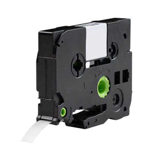 Brother TZe-121 kompatible Etikettenband, Schwarz auf transparent, 9mm x 8m