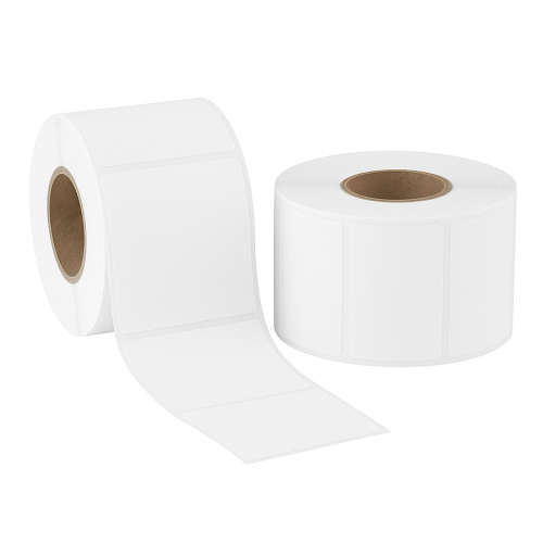 Thermo-Skalenetiketten, 60 x 49mm, 900 Etiketten, 40mm Kern, permanent