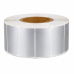 Thermoetiketten silber, 51 x 25mm, Kunststoff, 2580 Etiketten, Thermotransfer