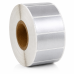 Zebra kompatible Etiketten silber, 51 x 25mm, Kunststoff, 2580 Etiketten, Thermotransfer